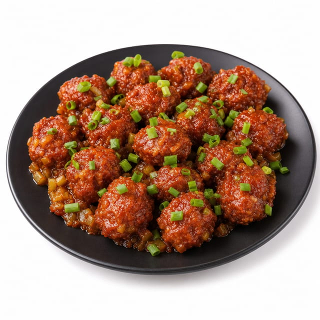 Veg Manchurian.