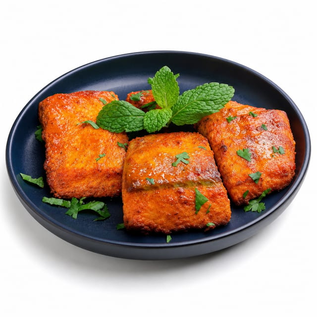 Tandoori Salmon.