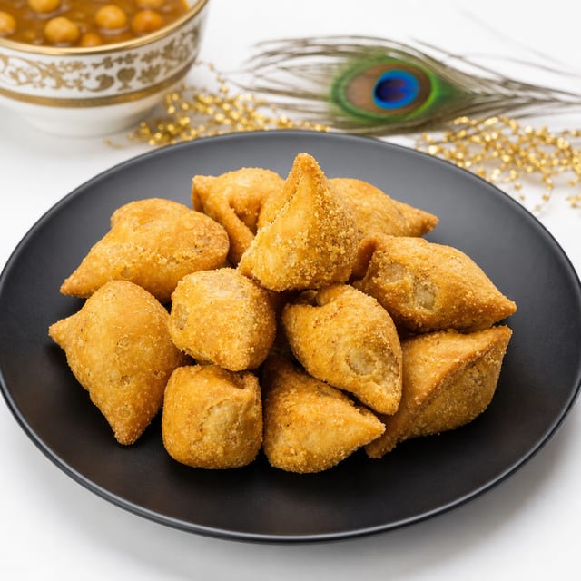 Mini Samosa w/ Cholay (8).