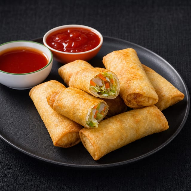 Spring Roll (4) (Vegan).