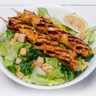 Chaat Salad with Lamb Seekh Kabab (Half Tray)