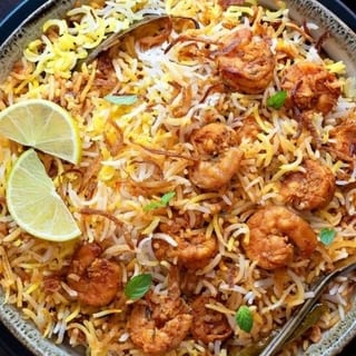 Shrimp Biryani (Half Tray)